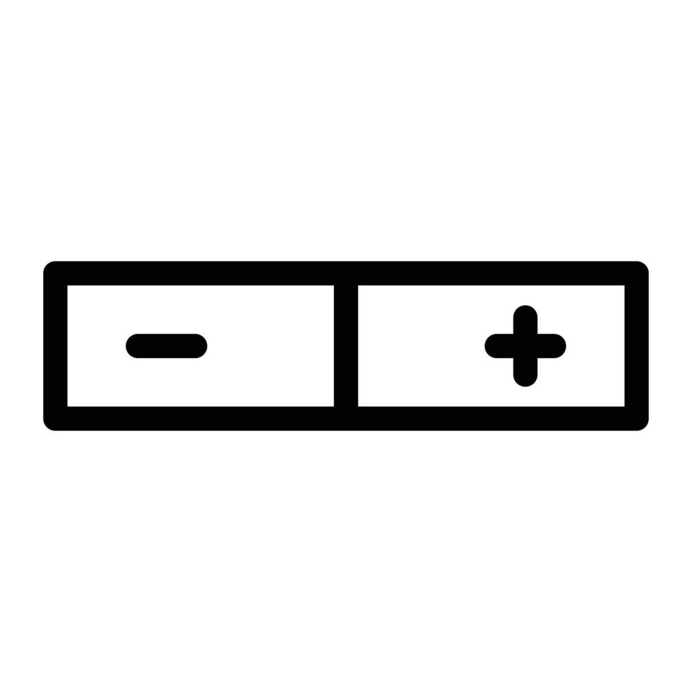 illustration vectorielle de batterie sur fond.symboles de qualité premium.icônes vectorielles pour le concept et la conception graphique. vecteur