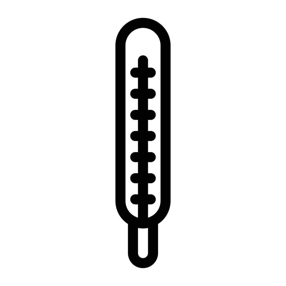 illustration vectorielle de thermomètre sur fond.symboles de qualité premium.icônes vectorielles pour le concept et la conception graphique. vecteur