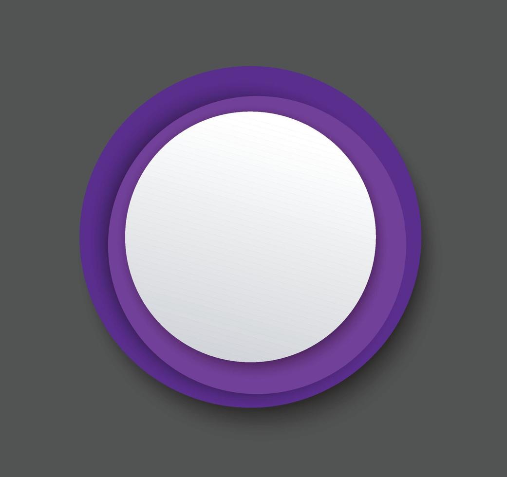 vecteur de modèle de fond de cercles violets