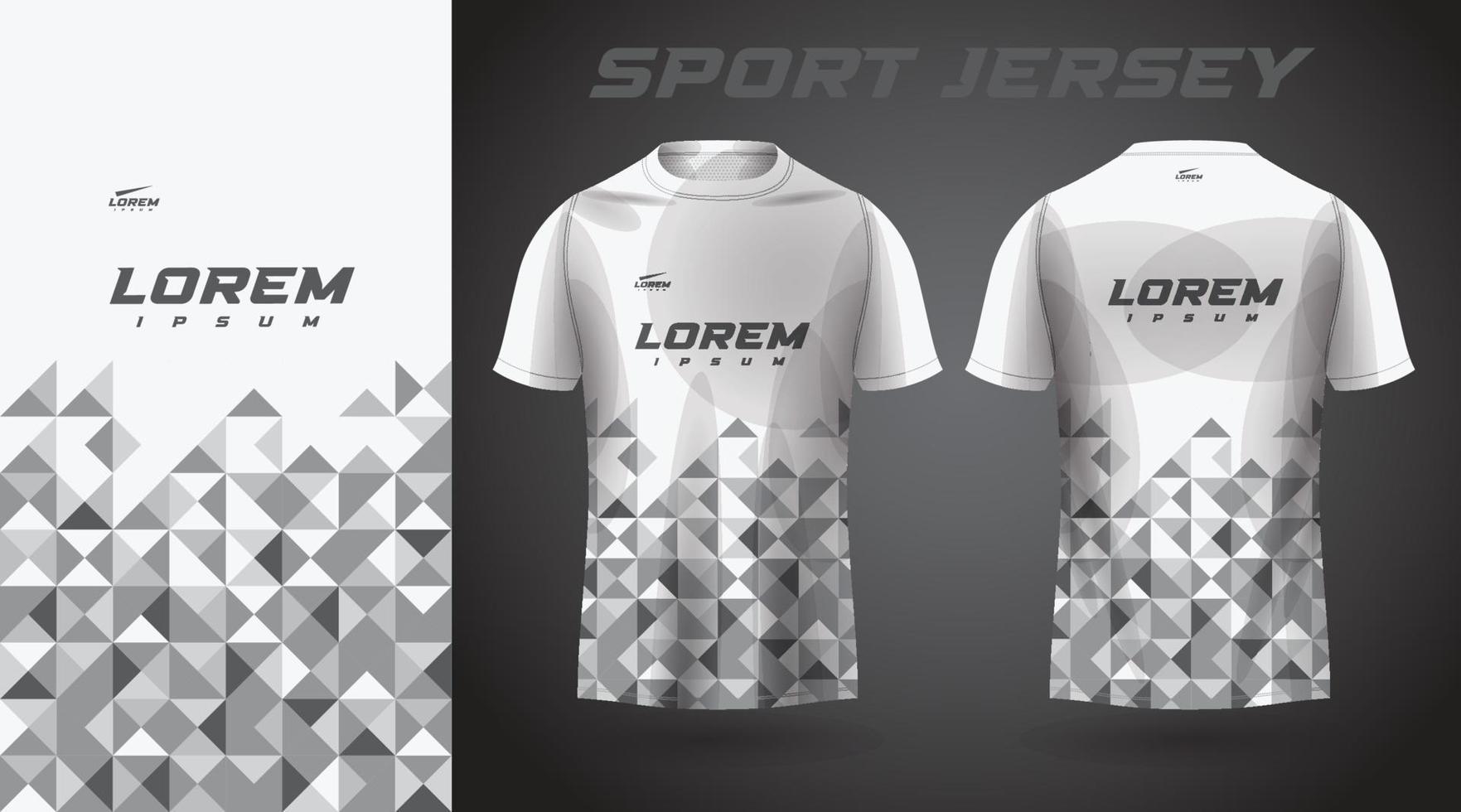 conception de maillot de sport t-shirt blanc vecteur