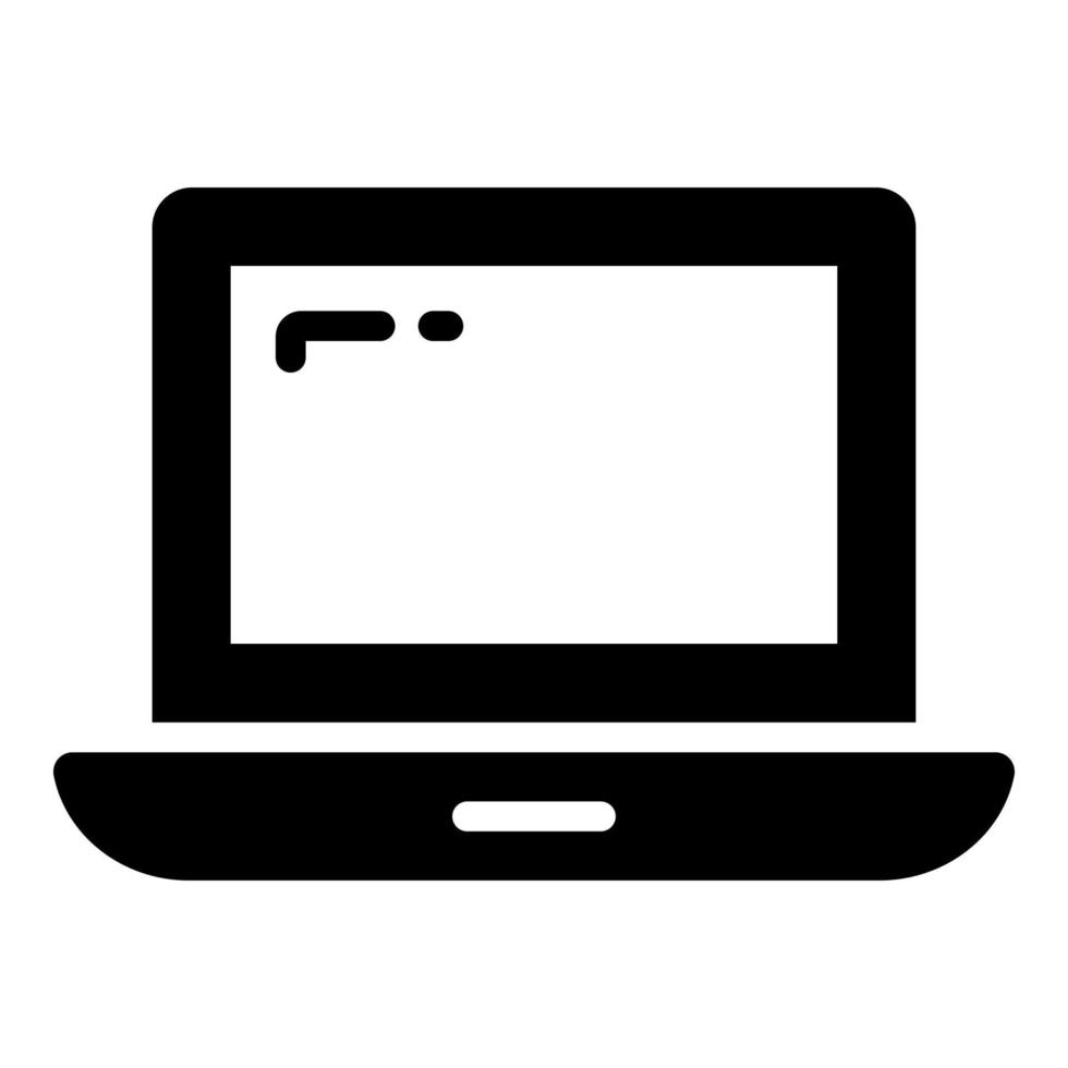 icône de vecteur d'ordinateur portable, icône d'école et d'éducation