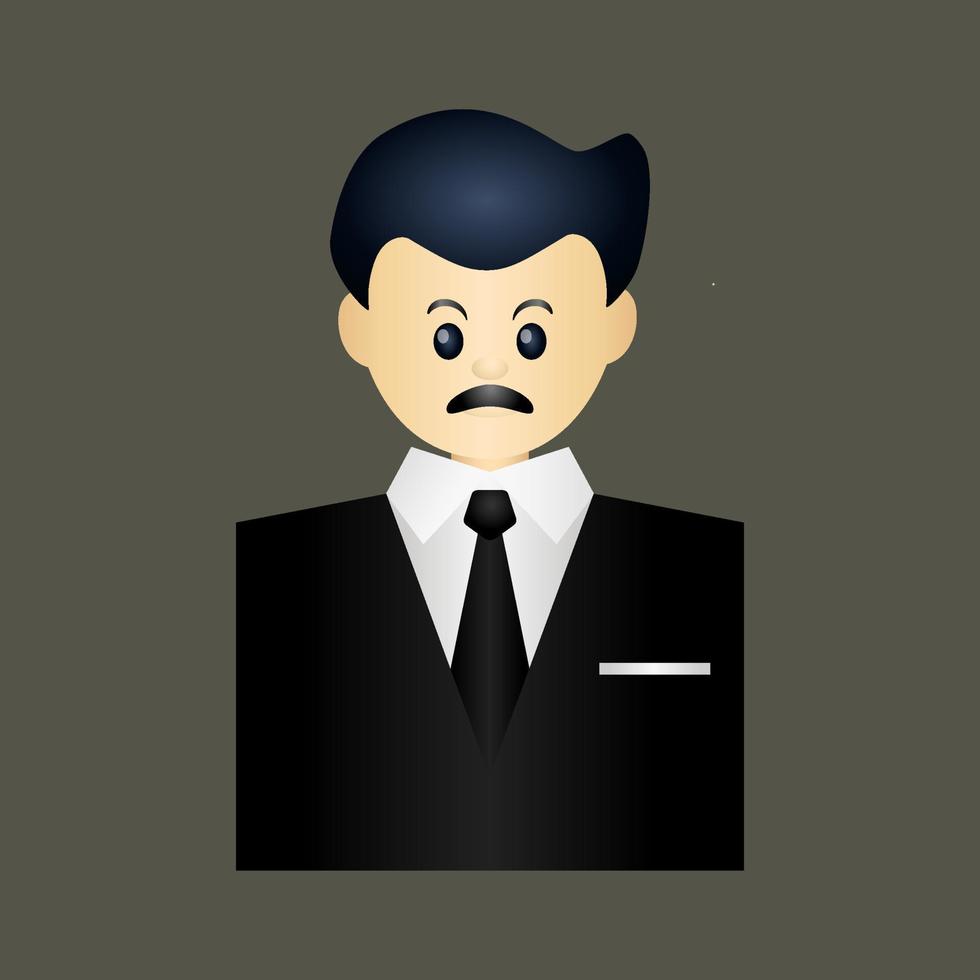 icône de profil d'avatar, adaptée aux entreprises, aux profils, aux avatars, etc. vecteur
