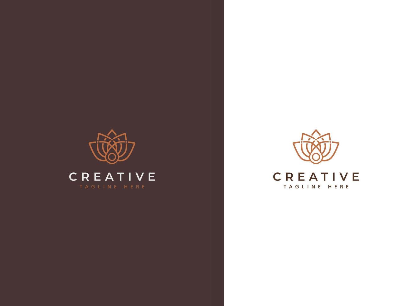 création de logo de yoga, illustration vectorielle de lotus et broche d'emplacement. services d'intermédiaire pour les instructions de localisation de yoga. vecteur