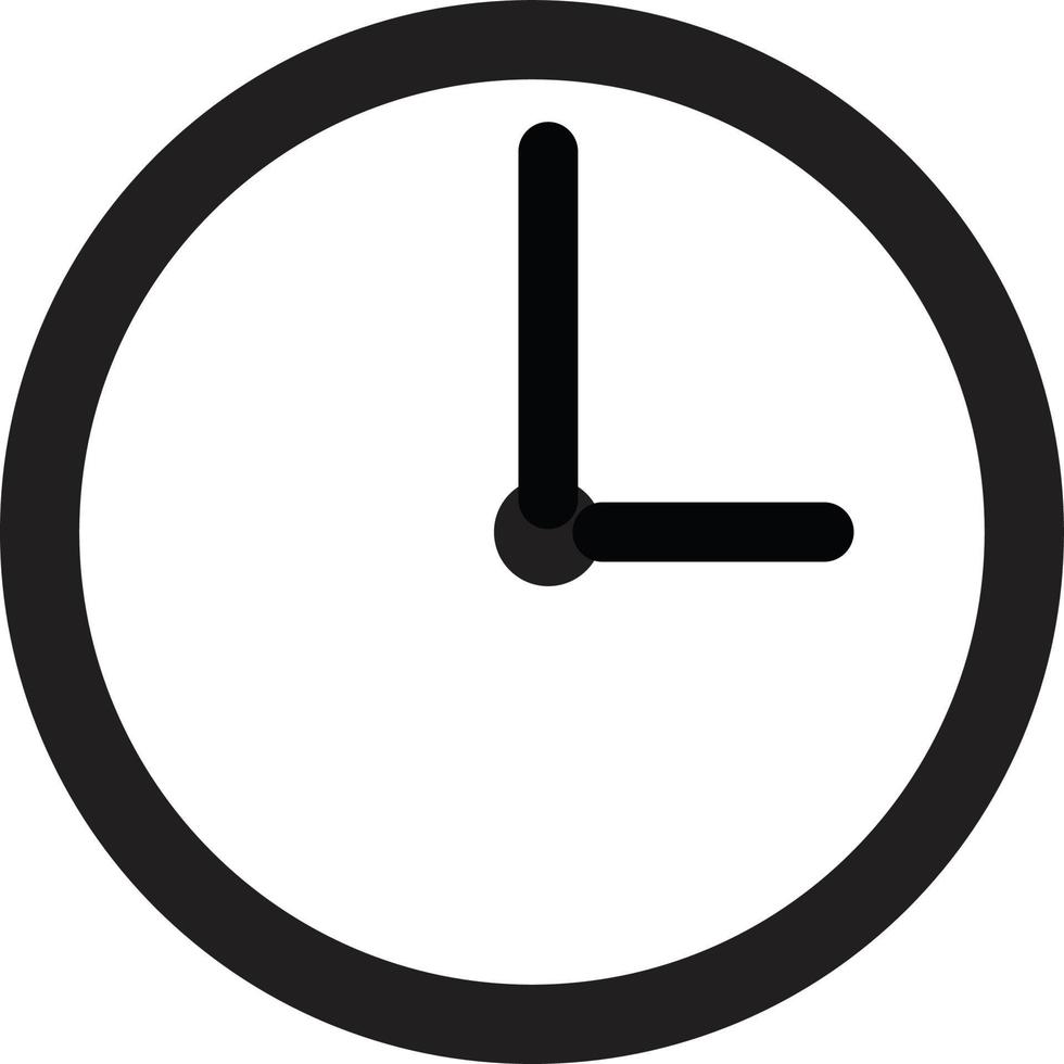 icône de l'horloge. symbole du temps. vecteur