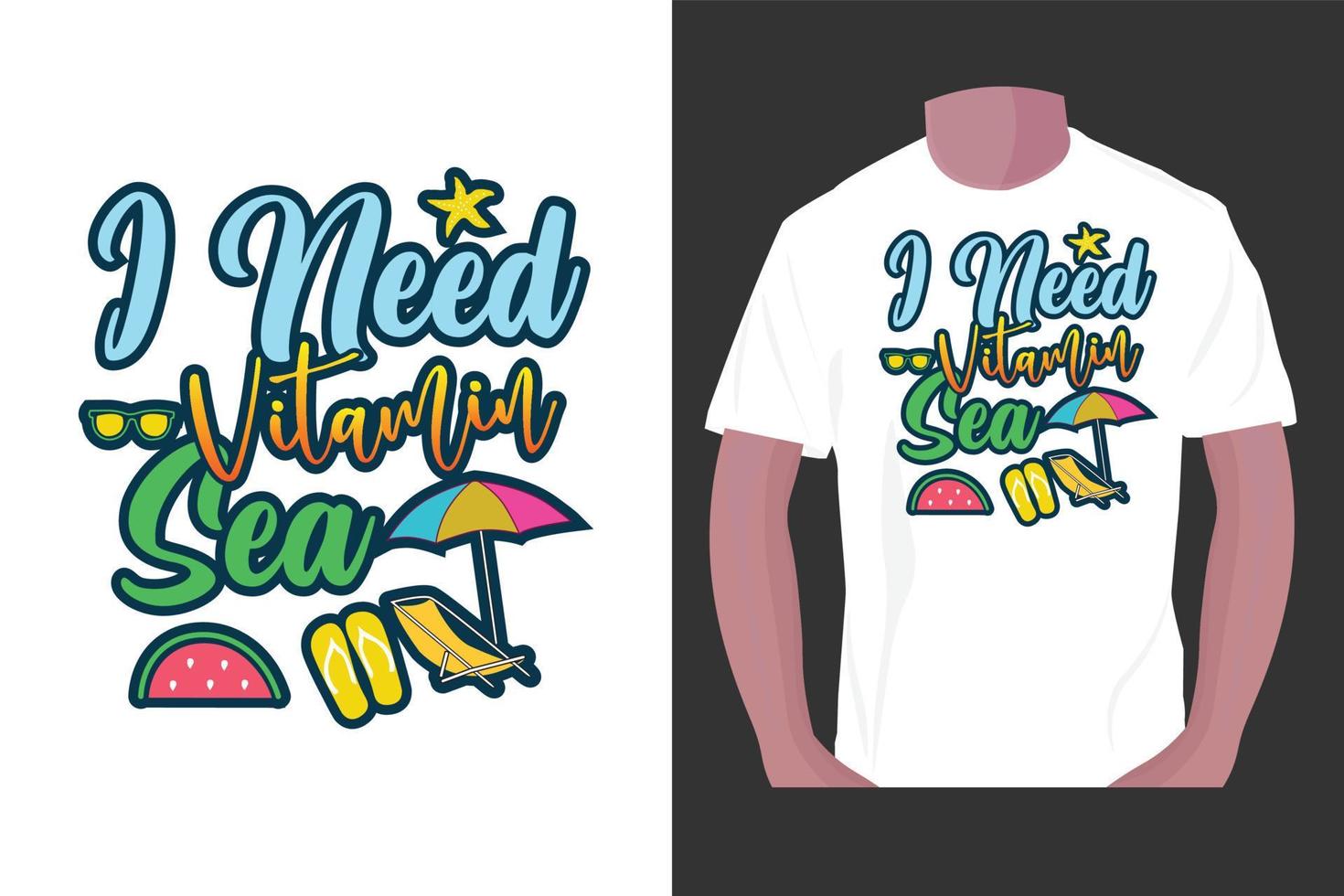 conception de t-shirt de typographie d'été, conception de t-shirt d'été. vecteur