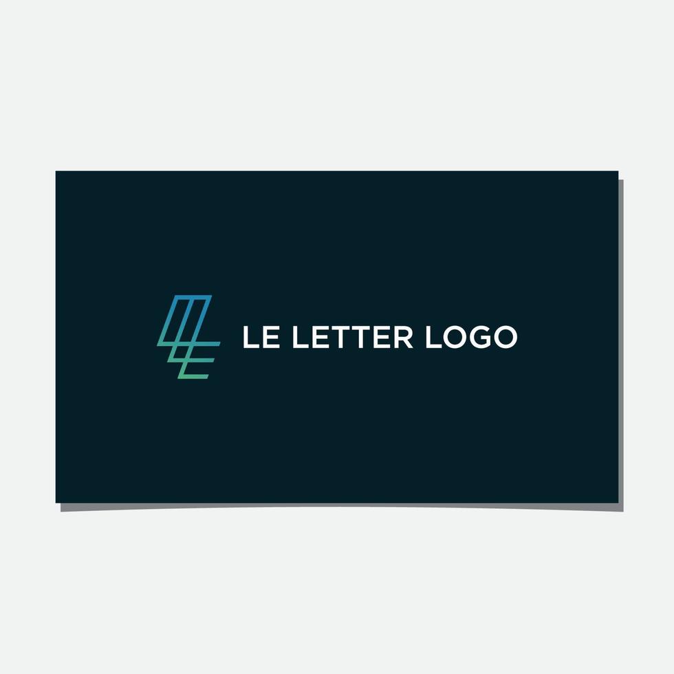 le vecteur de conception de logo initial