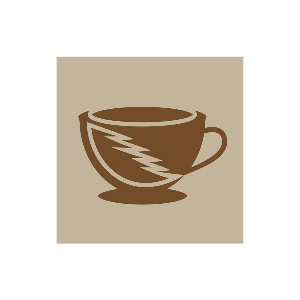 modèle de logo de tasse à café vecteur