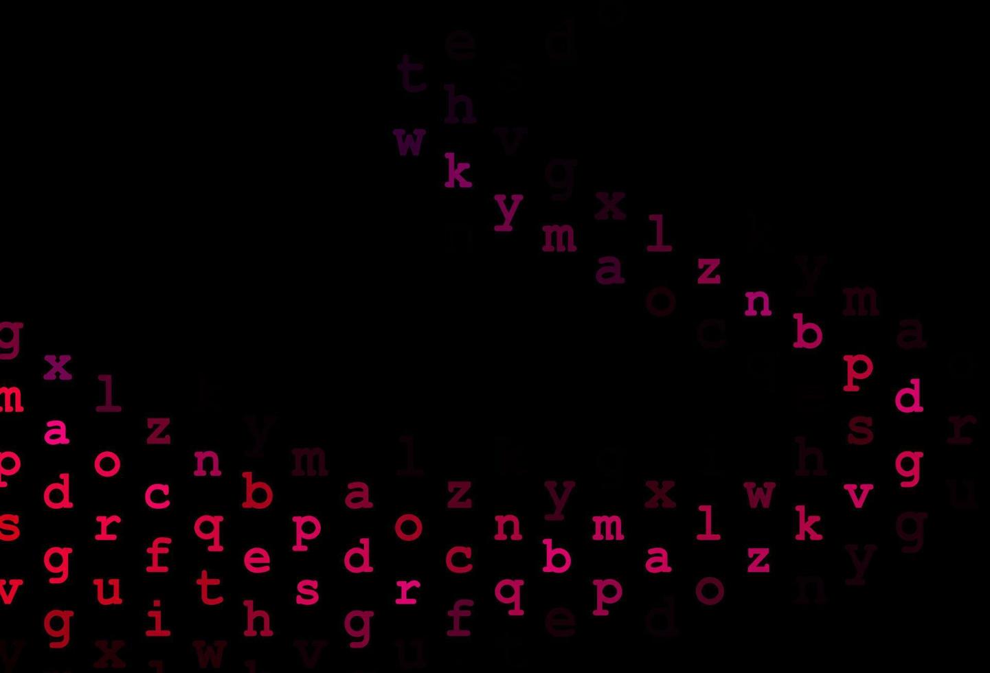 motif vectoriel violet foncé, rose avec symboles abc.