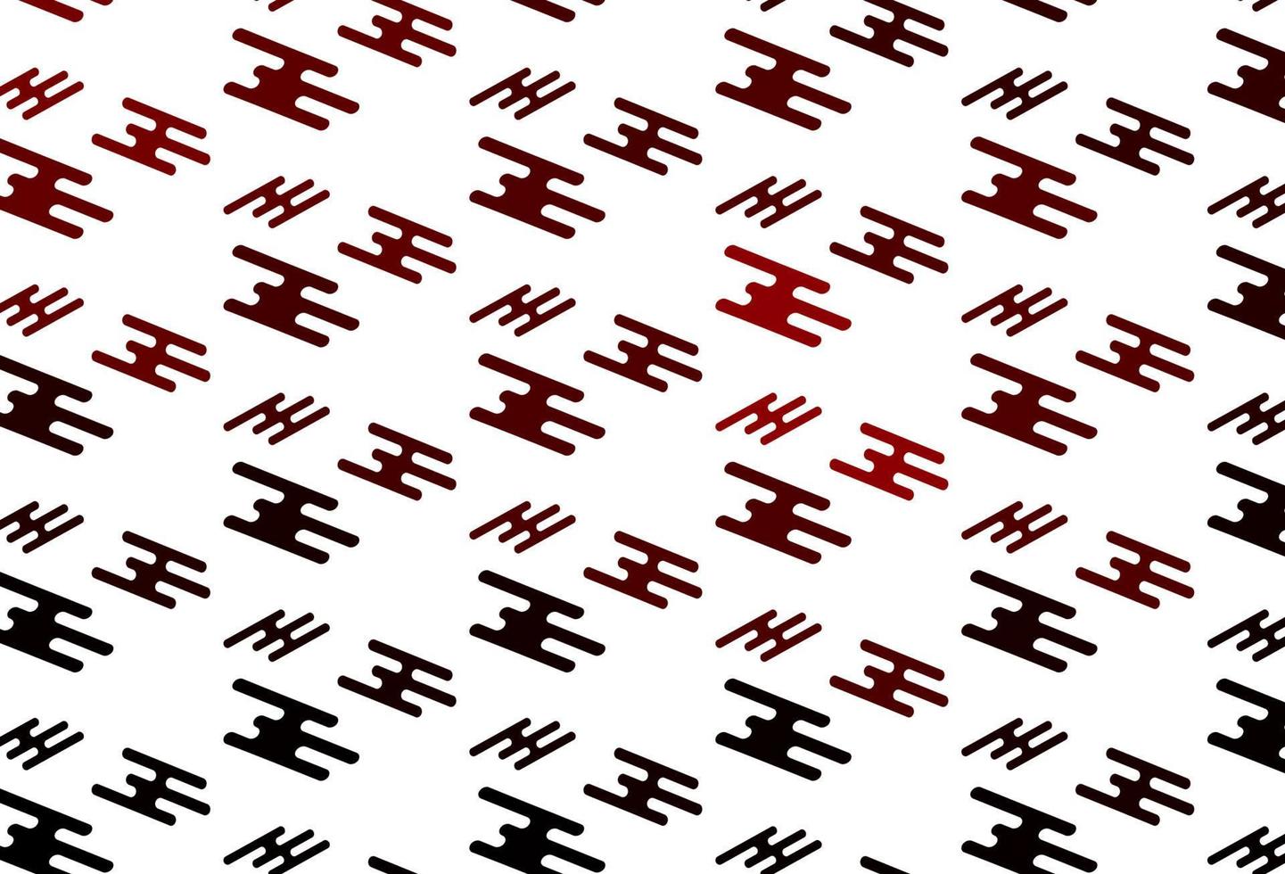 toile de fond de vecteur rouge clair avec de longues lignes.