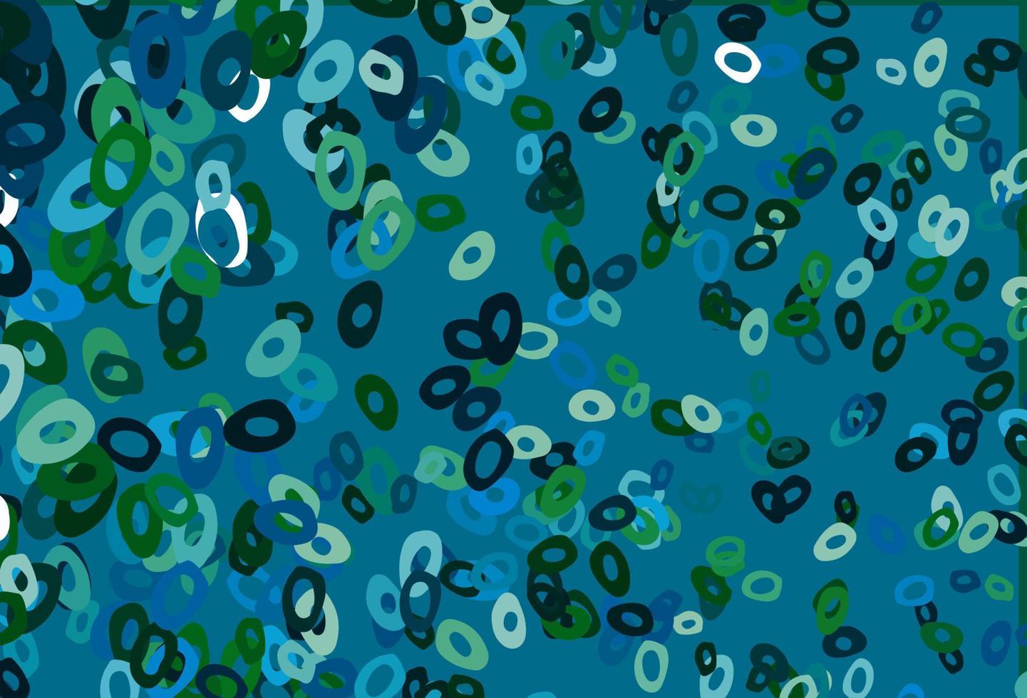 texture de vecteur bleu foncé, vert avec des disques.