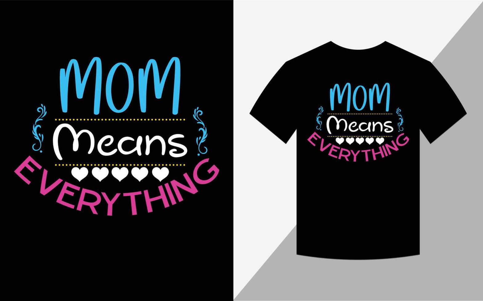 j'ai la meilleure maman du monde, conception de t-shirt pour la fête des mères vecteur