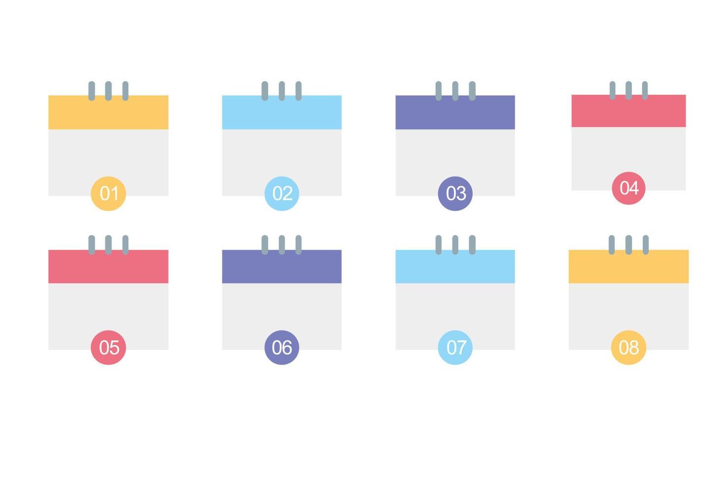 modèle d'étiquette infographique avec des icônes. pas. infographie pour le concept d'entreprise. peut être utilisé pour les infographies, les organigrammes, les présentations, les sites Web, les bannières, les documents imprimés. vecteur