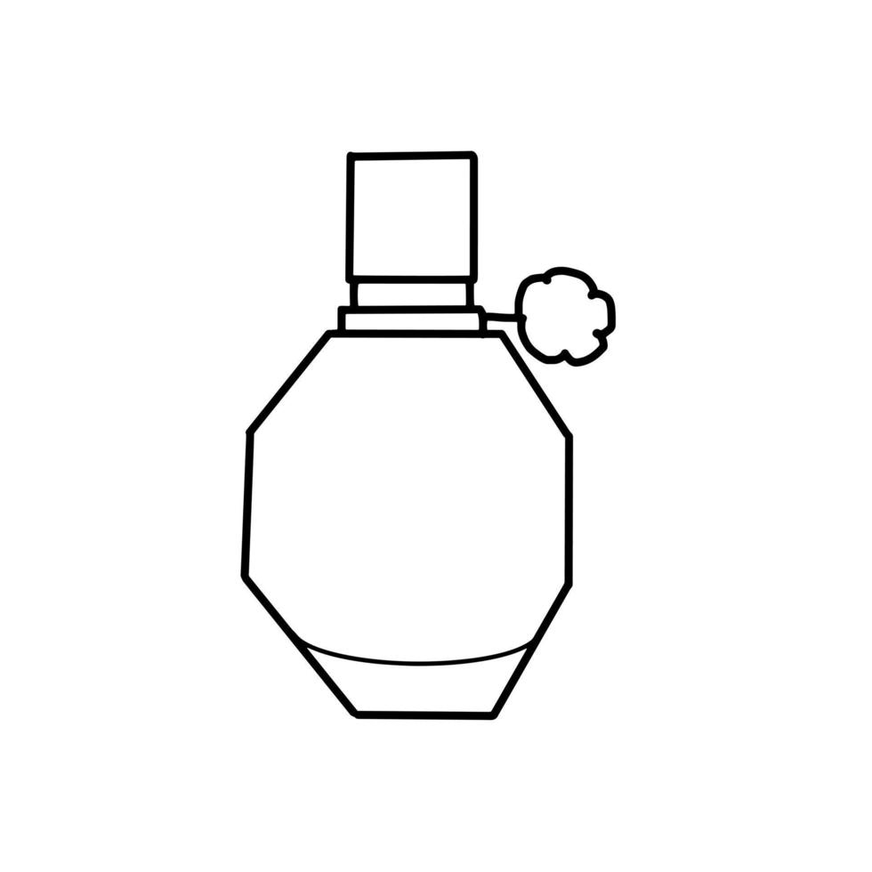 parfum spa de santé quand vous vous détendez ligne organique dessinée à la main doodle vecteur