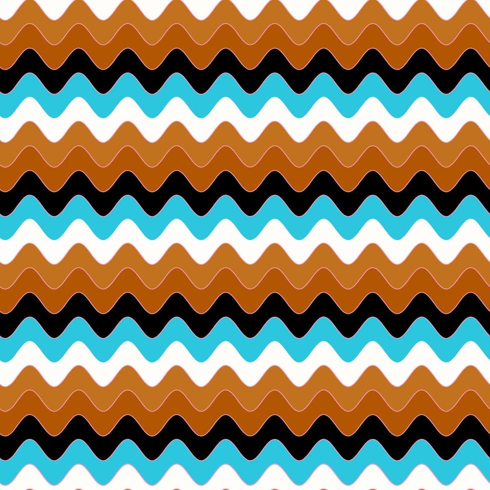 répéter le modèle sans couture de vecteur de vagues chevron multicolores