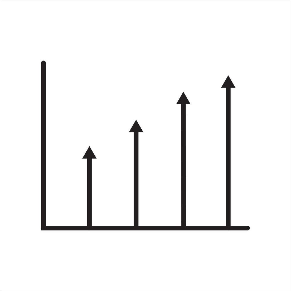 icônes statistique icône symbole vecteur