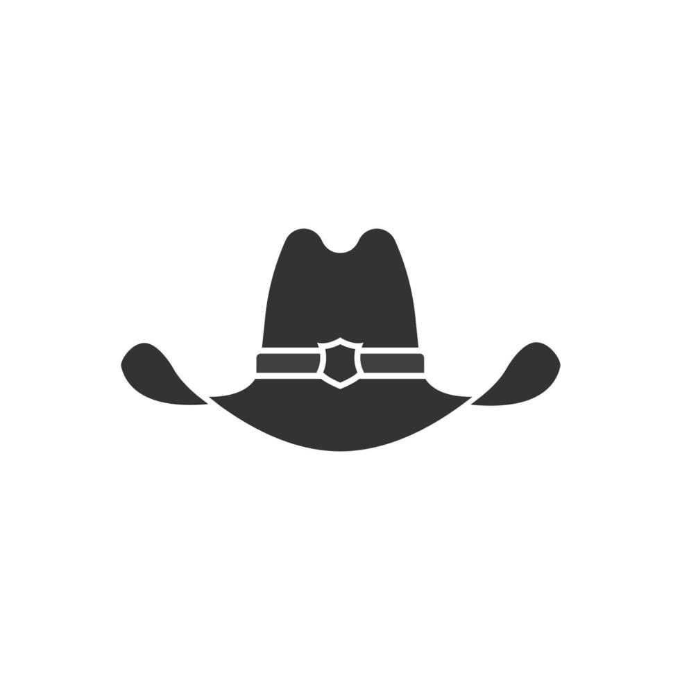 chapeau de cowboy vecteur clip art icône illustration vectorielle