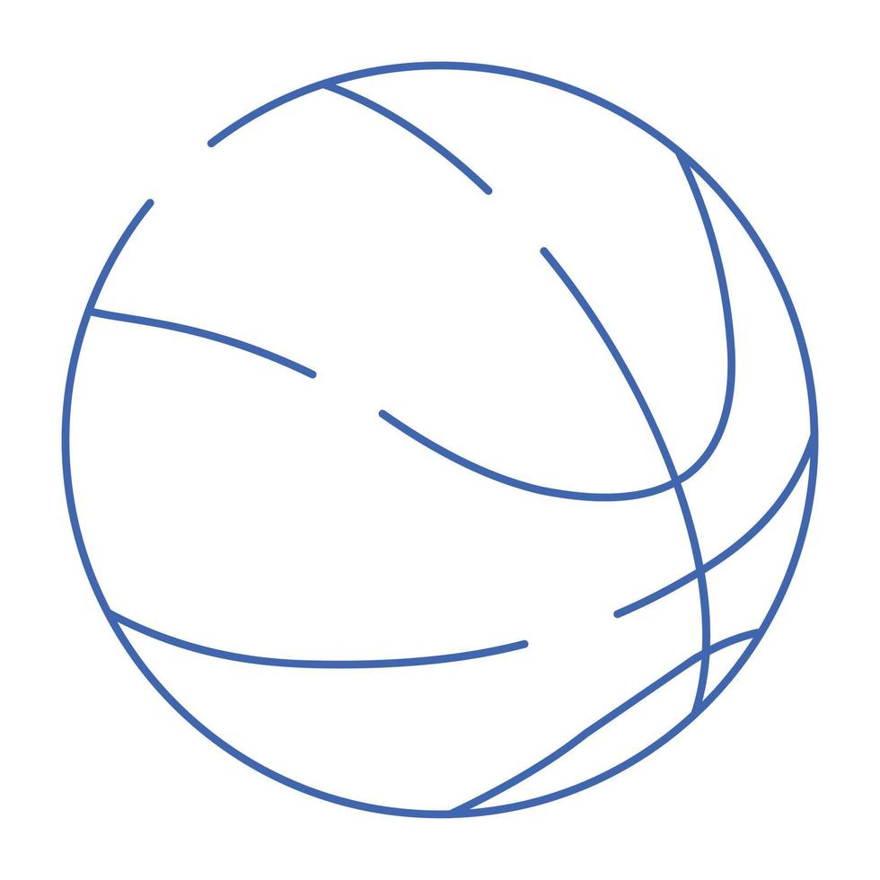 icône isométrique de basket-ball facile à utiliser vecteur