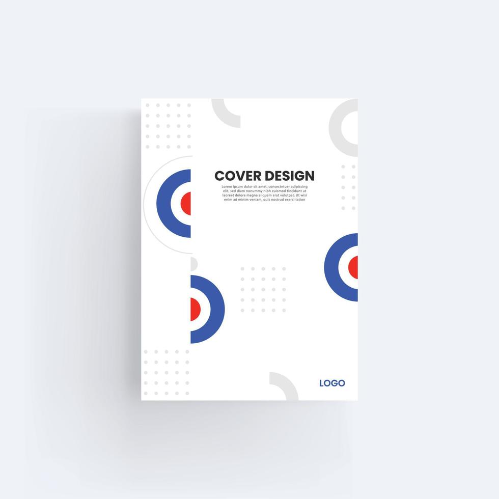 brochure et modèle de conception de couverture de livre vecteur