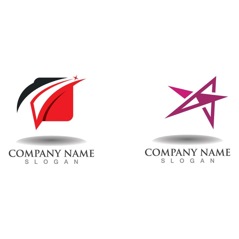 logo logistique pour le modèle d'entreprise express et de société de livraison vecteur