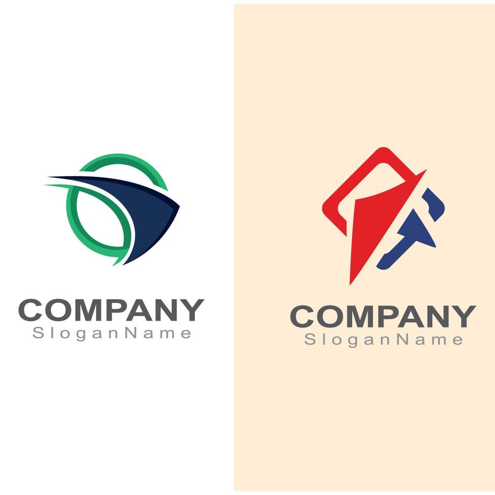 logo logistique express pour la conception des entreprises et des entreprises de livraison vecteur