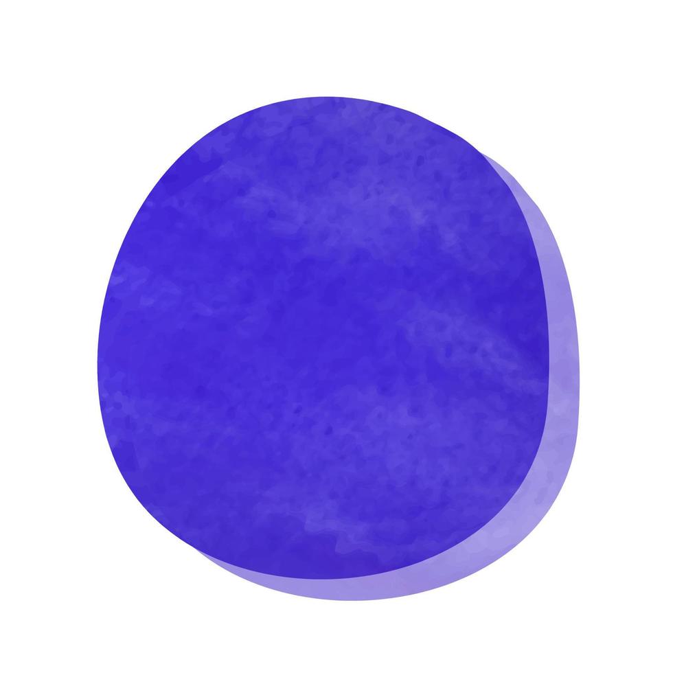 tache aquarelle bleue abstraite pour la conception. vecteur