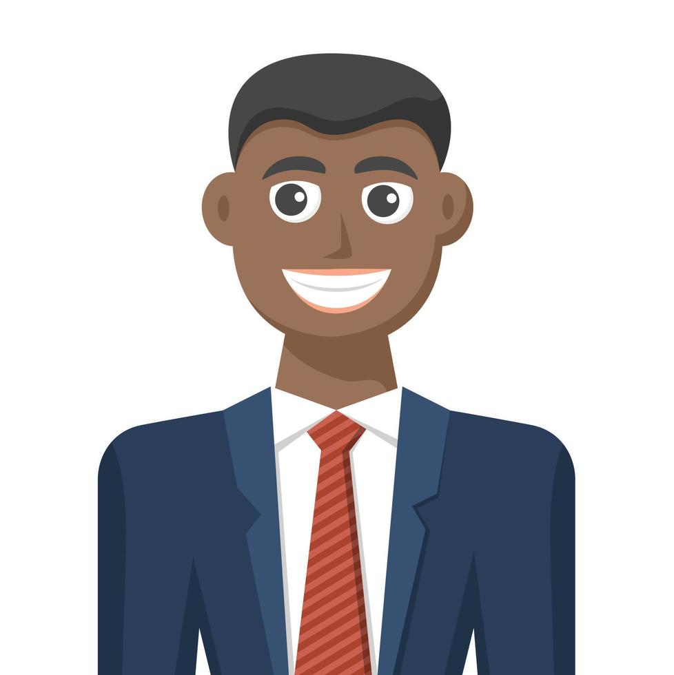 vecteur plat simple coloré d'homme d'affaires, icône ou symbole, illustration vectorielle de concept de personnes.