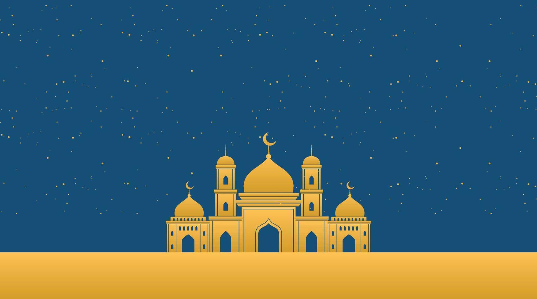 arrière-plan islamique. fond eid mubarak. fond de ramadan kareem. vecteur