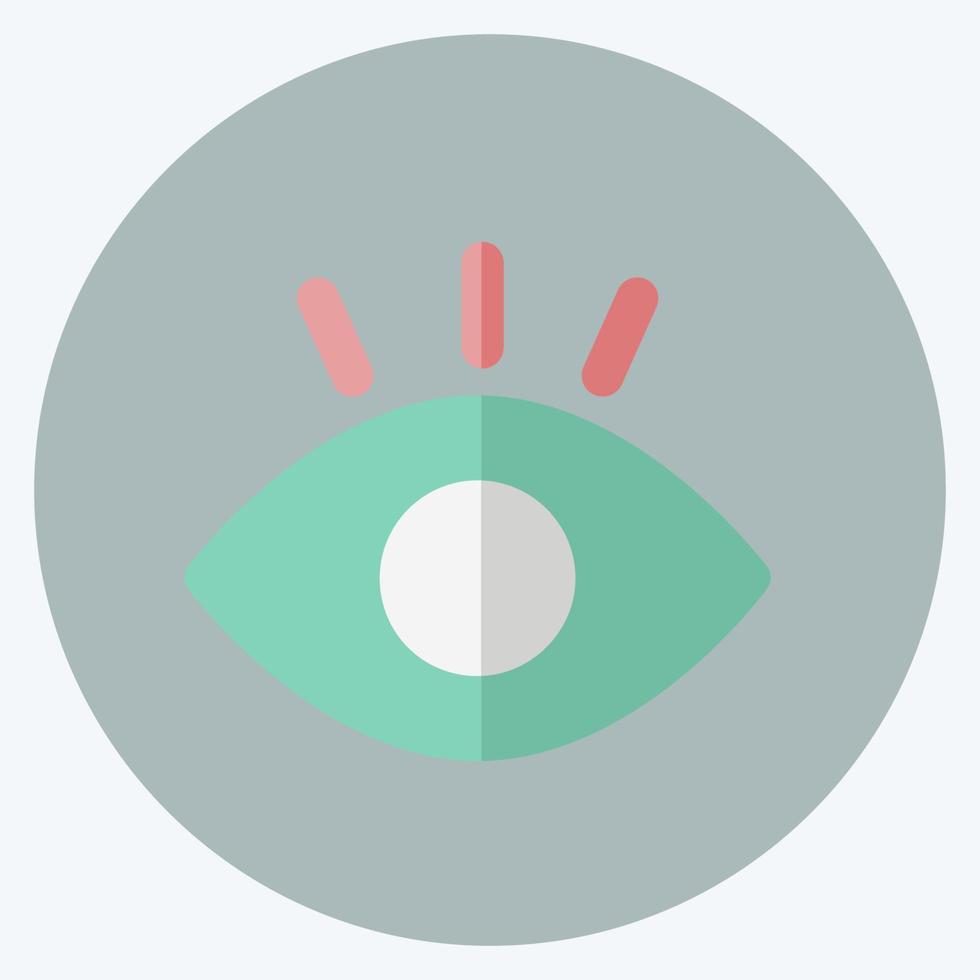 vision d'icône. adapté au symbole web numérique. style plat. conception simple modifiable. vecteur de modèle de conception. illustration de symbole simple