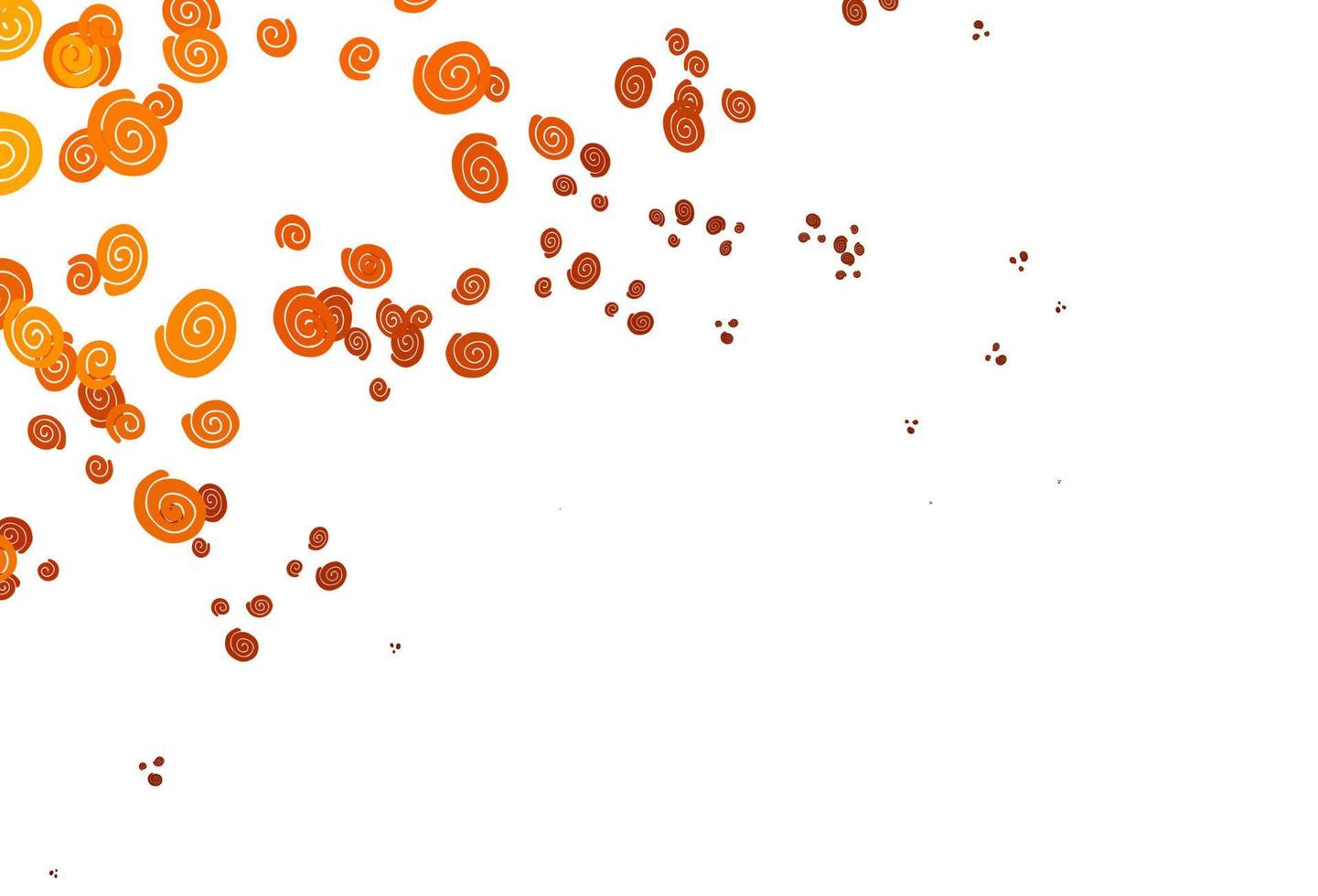 modèle vectoriel orange clair avec des lignes abstraites.