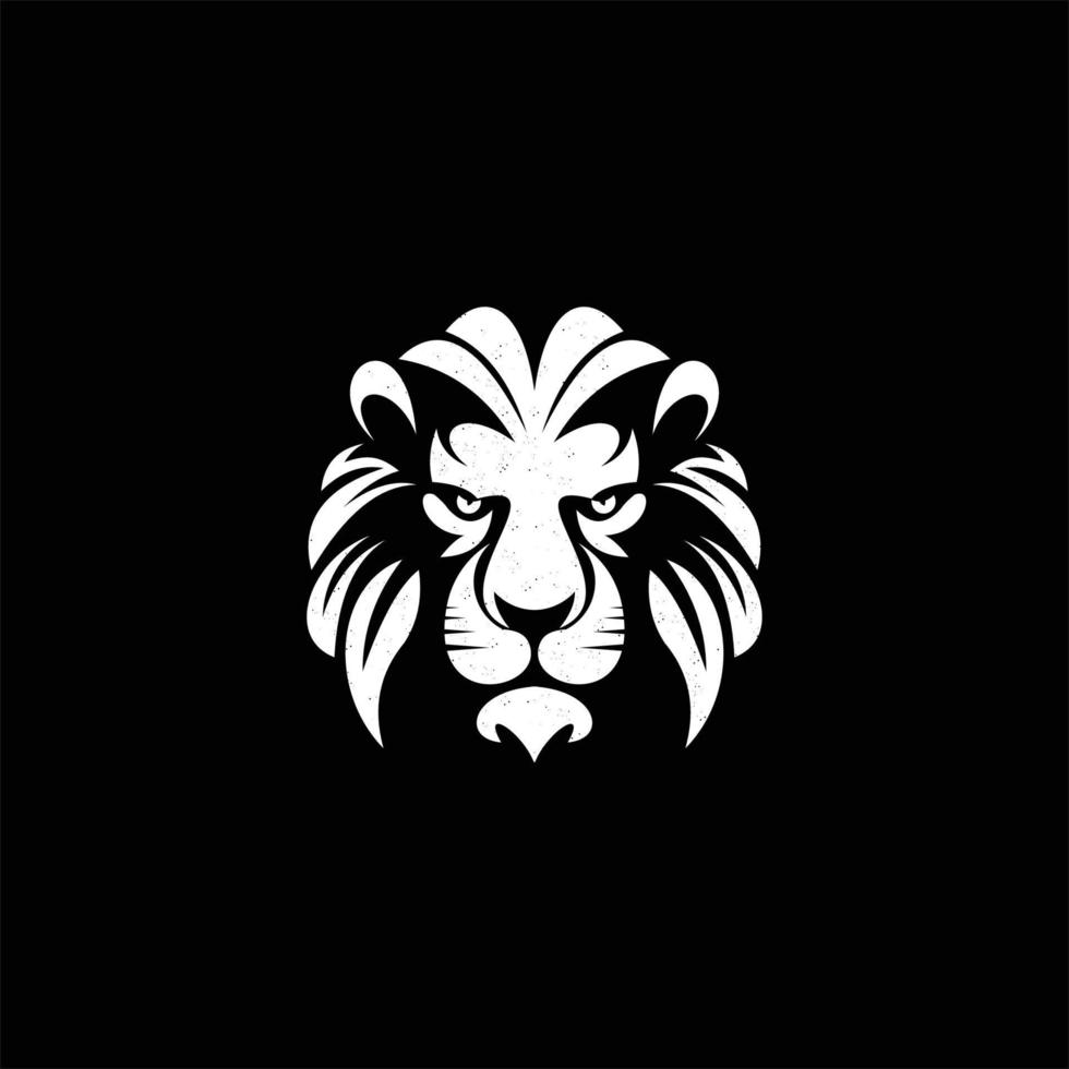illustration vectorielle d'une tête de lion vecteur