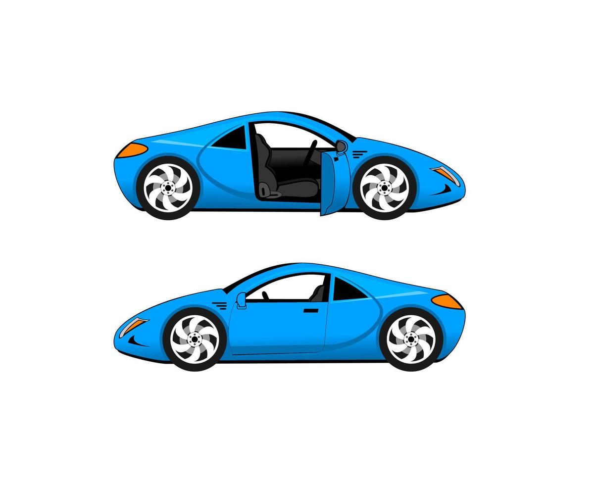 illustration de conception de voiture de sport de luxe vecteur