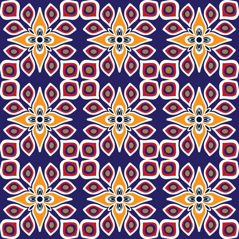 motif arabe sans soudure de fond vecteur