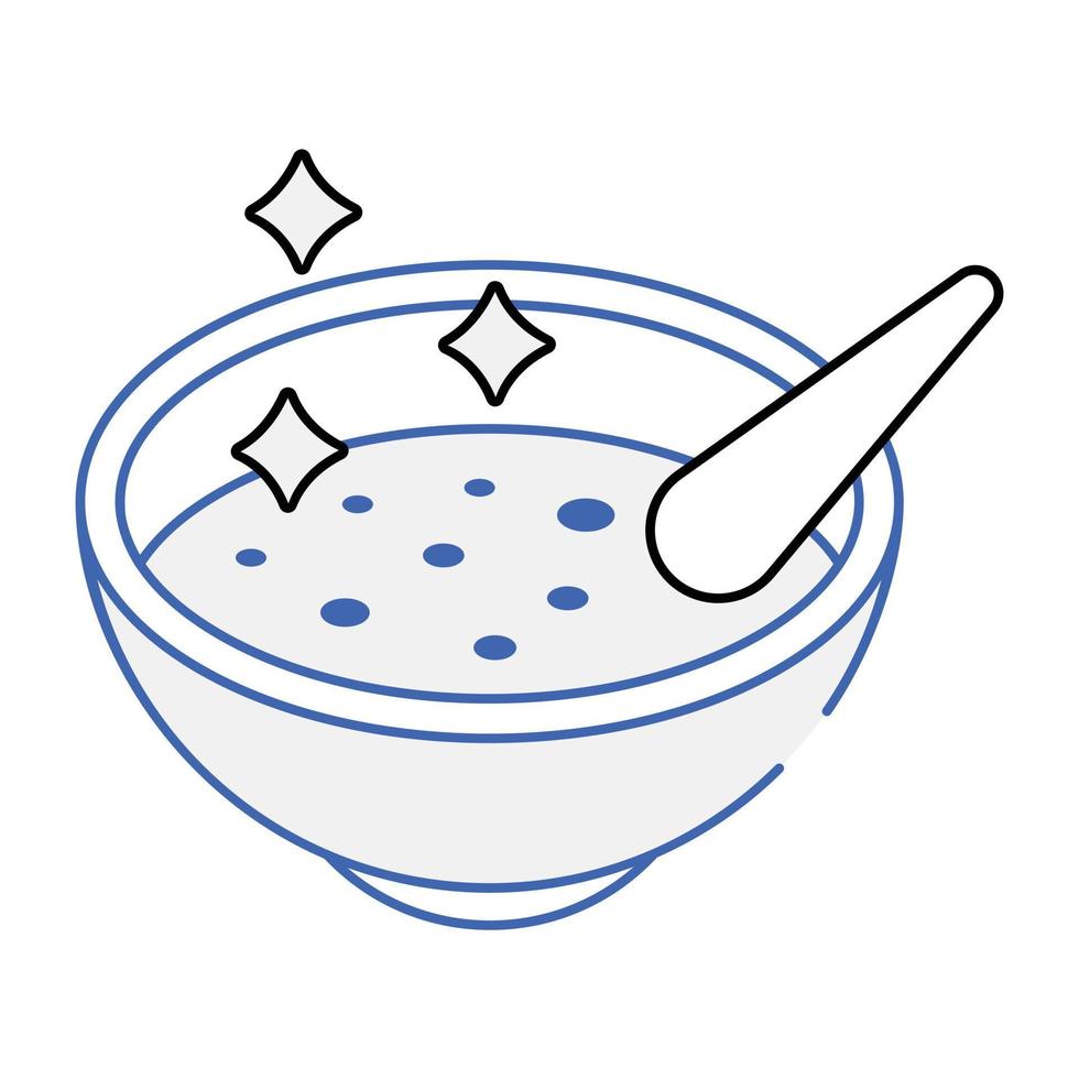 vérifiez cette icône isométrique de la soupe magique vecteur