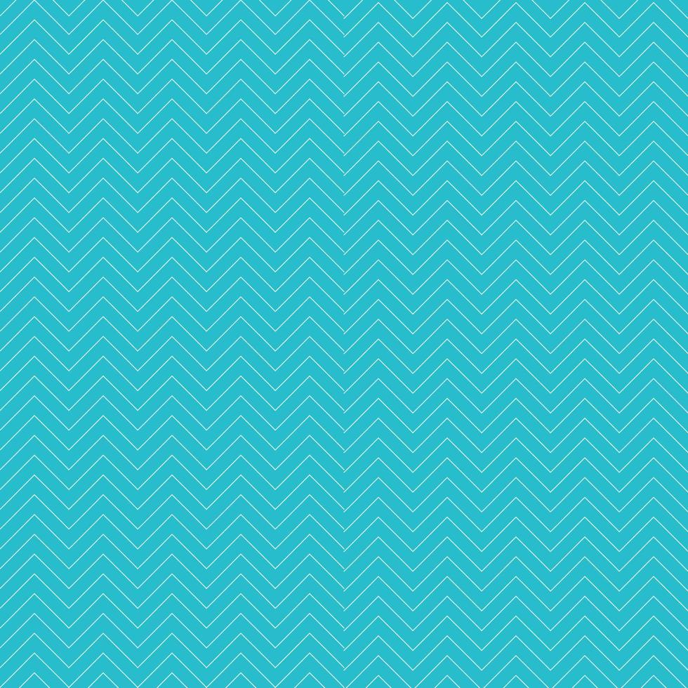 motif chevron de fines lignes blanches en zigzag sur fond bleu. vecteur
