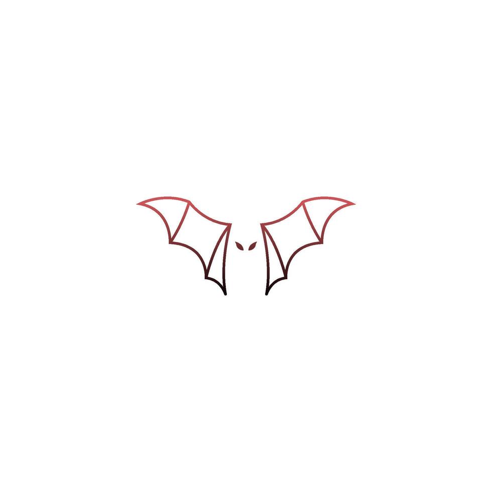 modèle d'illustration icône logo animal chauve-souris vecteur