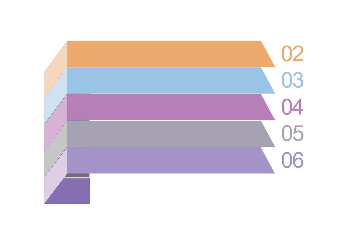 modèle d'étiquette infographique avec des icônes. pas. infographie pour le concept d'entreprise. peut être utilisé pour les infographies, les organigrammes, les présentations, les sites Web, les bannières, les documents imprimés. vecteur