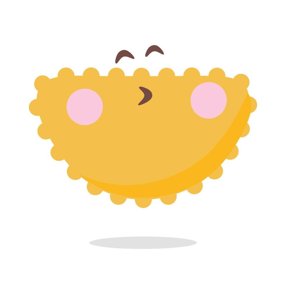 mignon emoji plat kawaii vector design illustration dessinée à la main