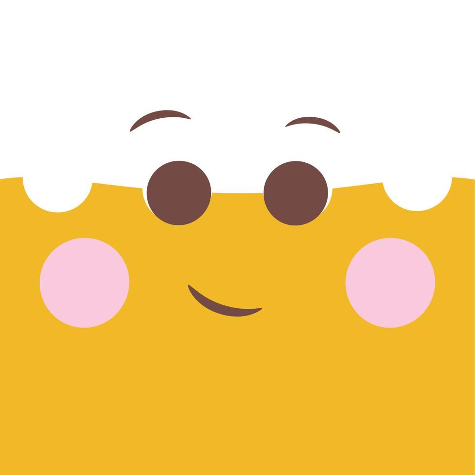 emoji illustration vectorielle expression kawaii vecteur
