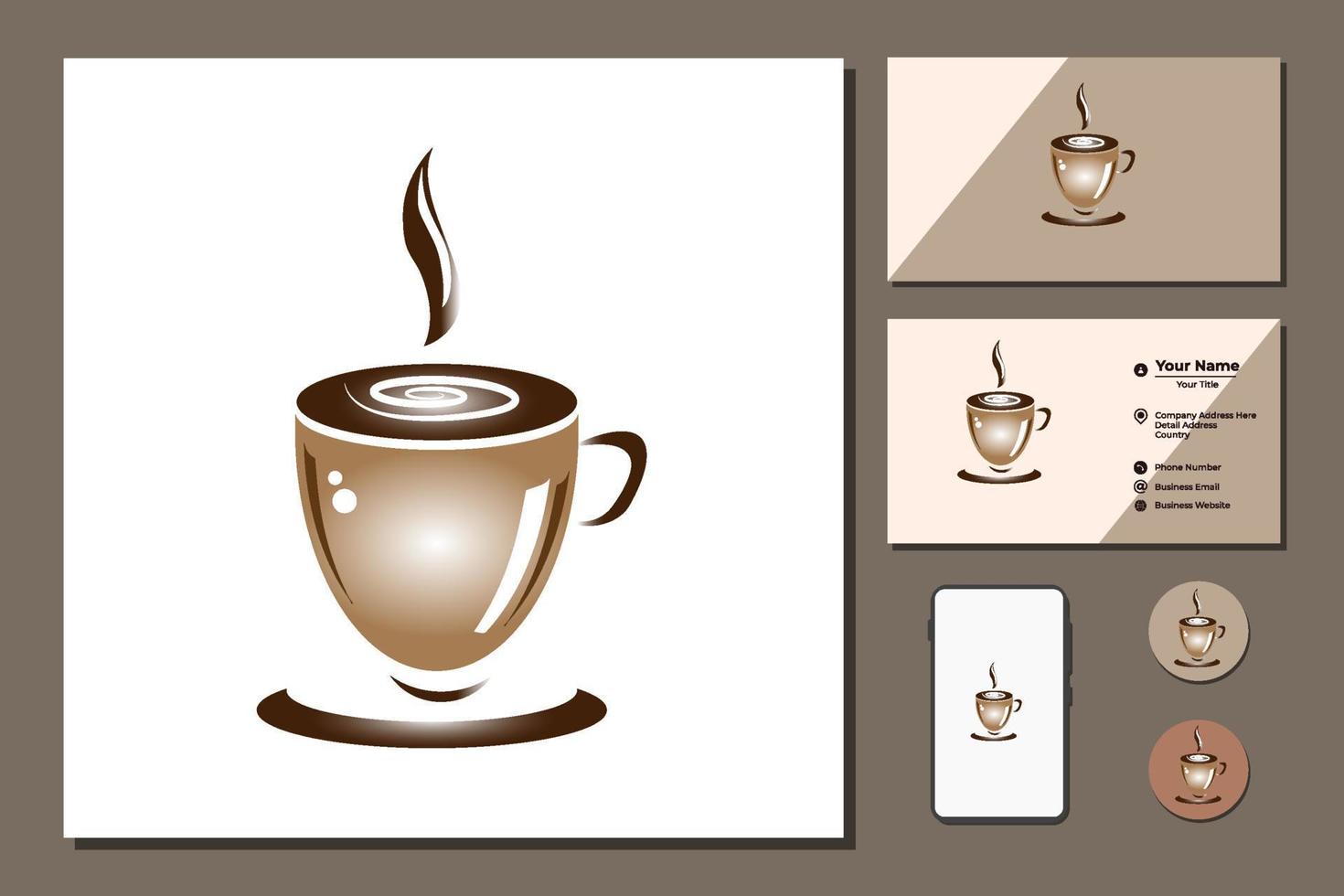 étiquette de café. logo différent, insigne, collection d'emblèmes sur fond blanc. illustrations vectorielles en noir et blanc vecteur