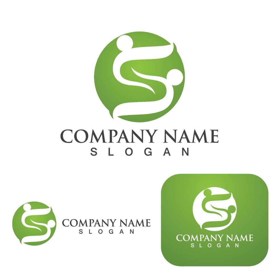 s lettre logo entreprise entreprise vecteur