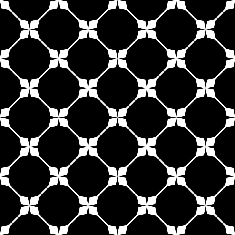 motif géométrique ethnique noir blanc vecteur