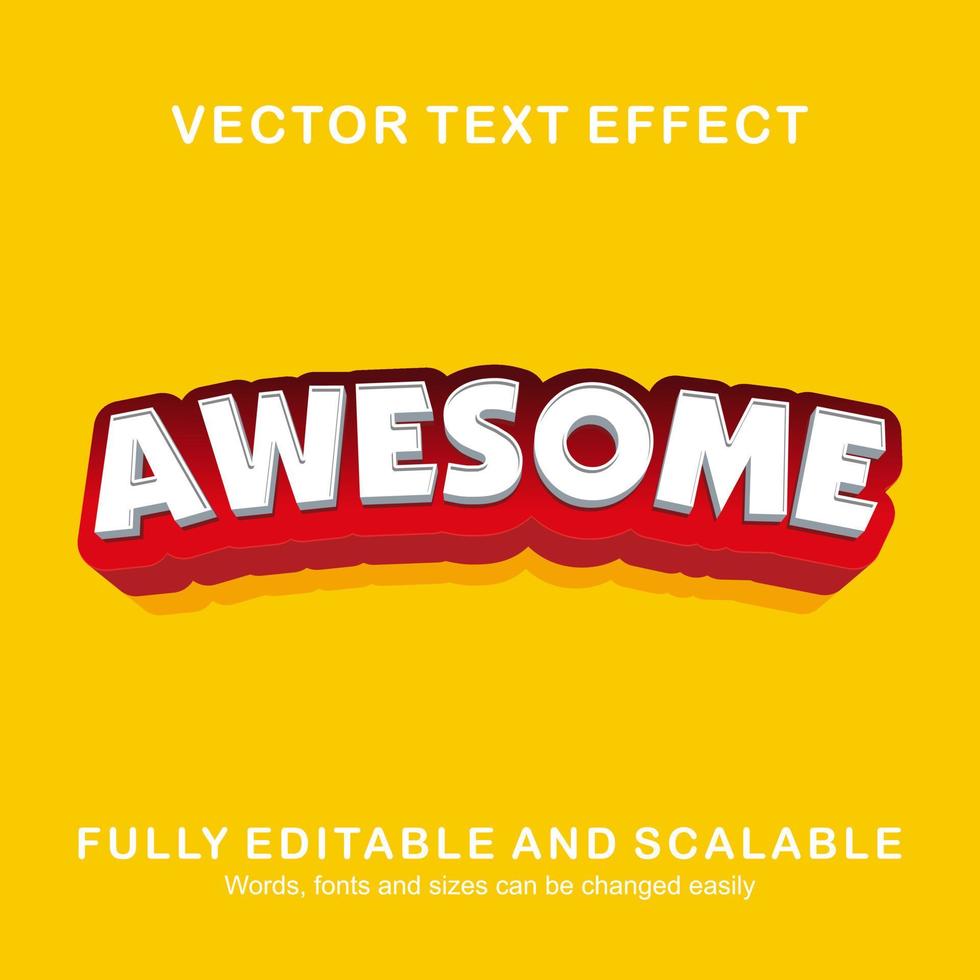effet de texte modifiable style de texte génial vecteur premium