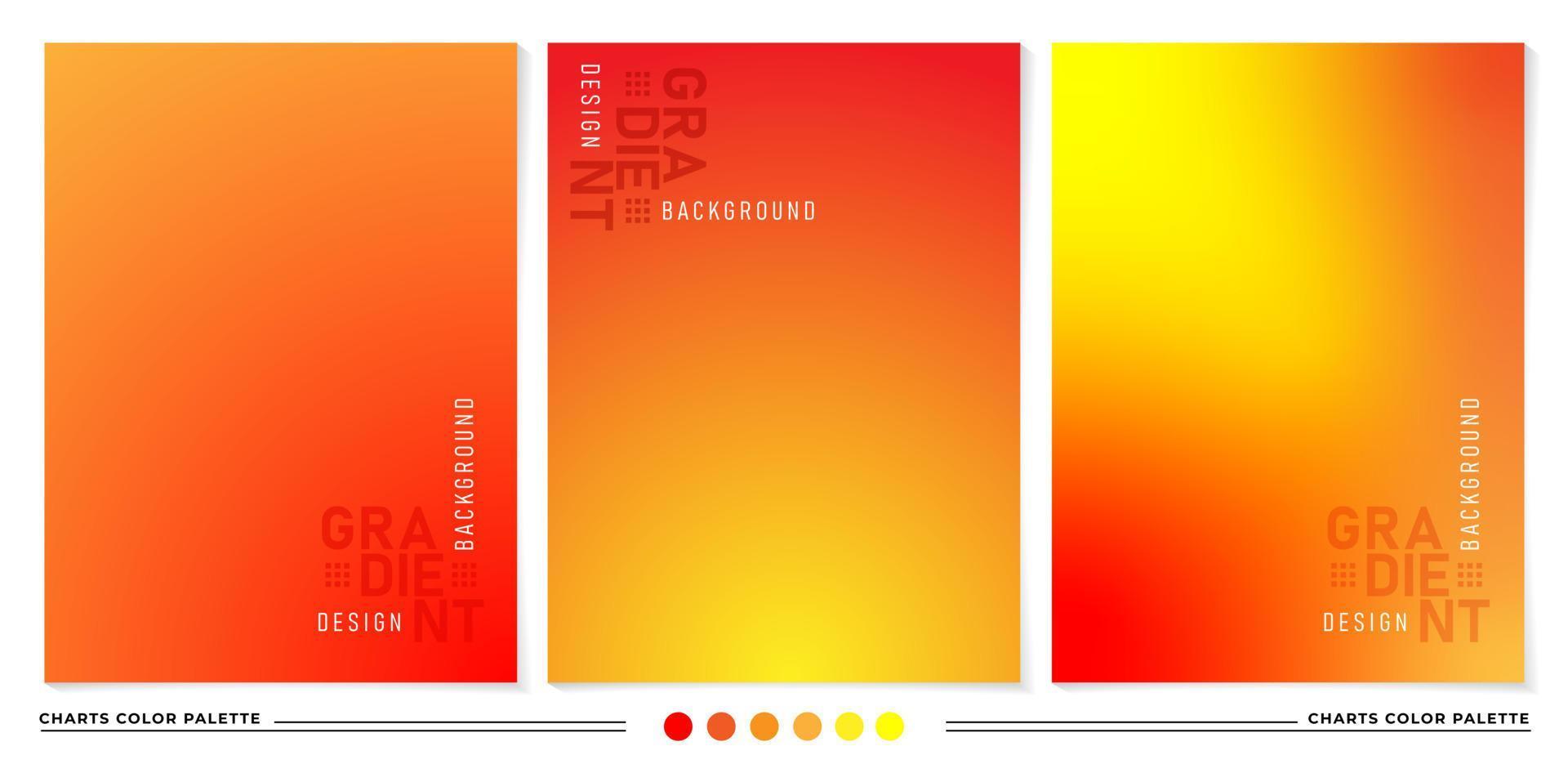 conception de fond abstrait dégradé orange jaune rouge, applicable pour la bannière de site Web, l'affiche d'entreprise, le panneau d'affichage, l'en-tête, la publicité dans les médias numériques, le commerce électronique d'entreprise, l'agence de toile de fond de papier peint vecteur