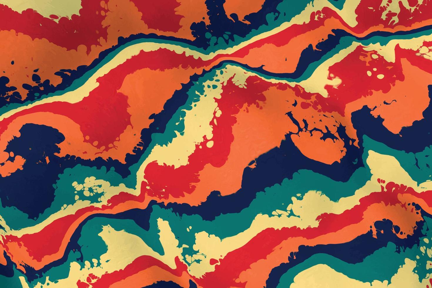 conception abstraite de fond coloré avec des taches de peinture à l'eau vecteur