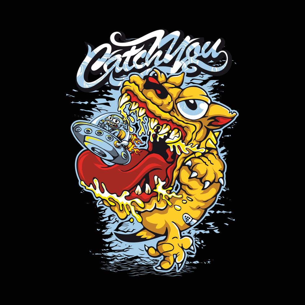 catch t-shirt.can être utilisé pour l'impression de t-shirt, l'impression de tasse, les oreillers, la conception d'impression de mode, les vêtements pour enfants, la douche de bébé, les salutations et les cartes postales. conception de t-shirt vecteur