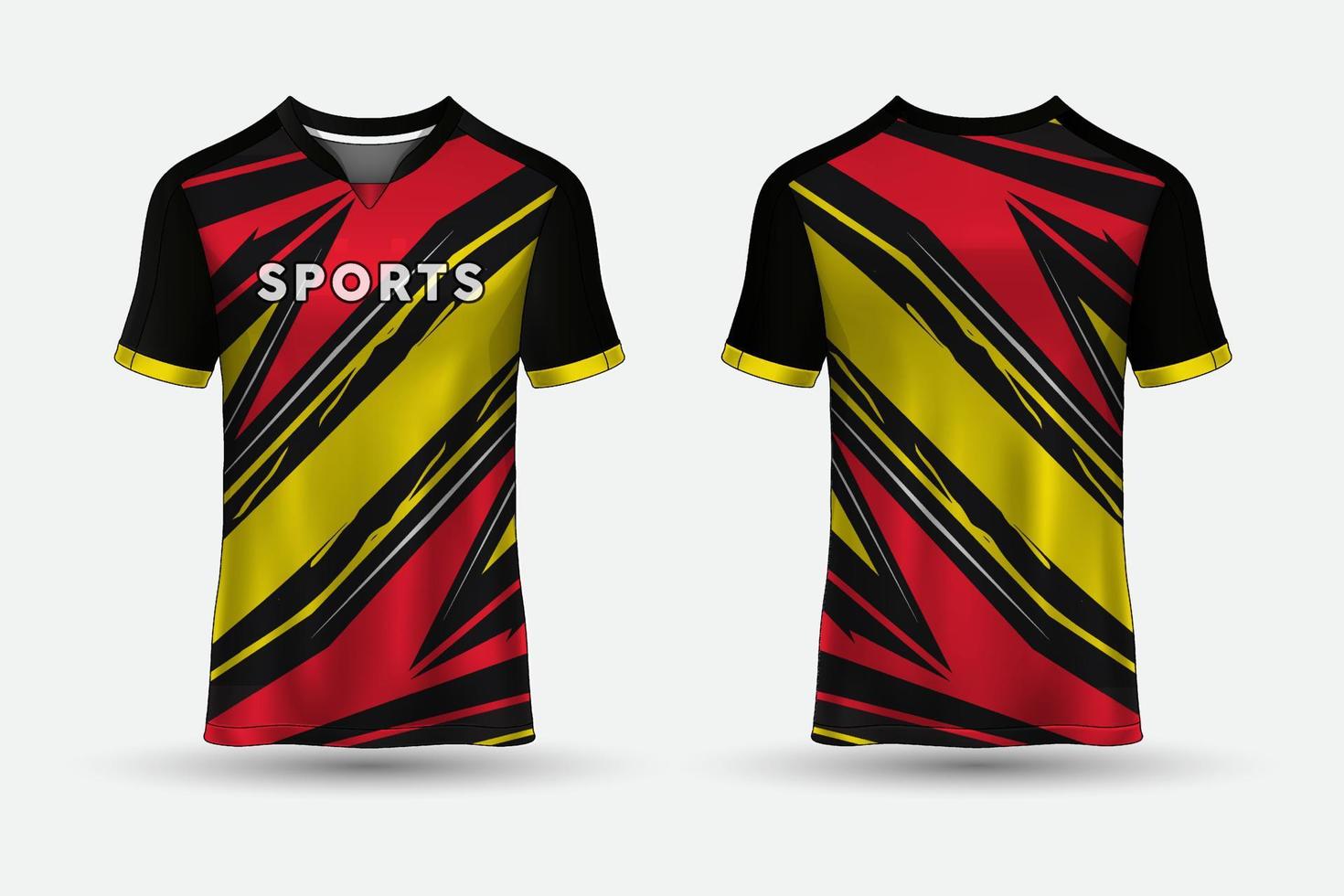 vecteur de conception de maillots de football premium. vecteur de fond de conception de sport de t-shirt.