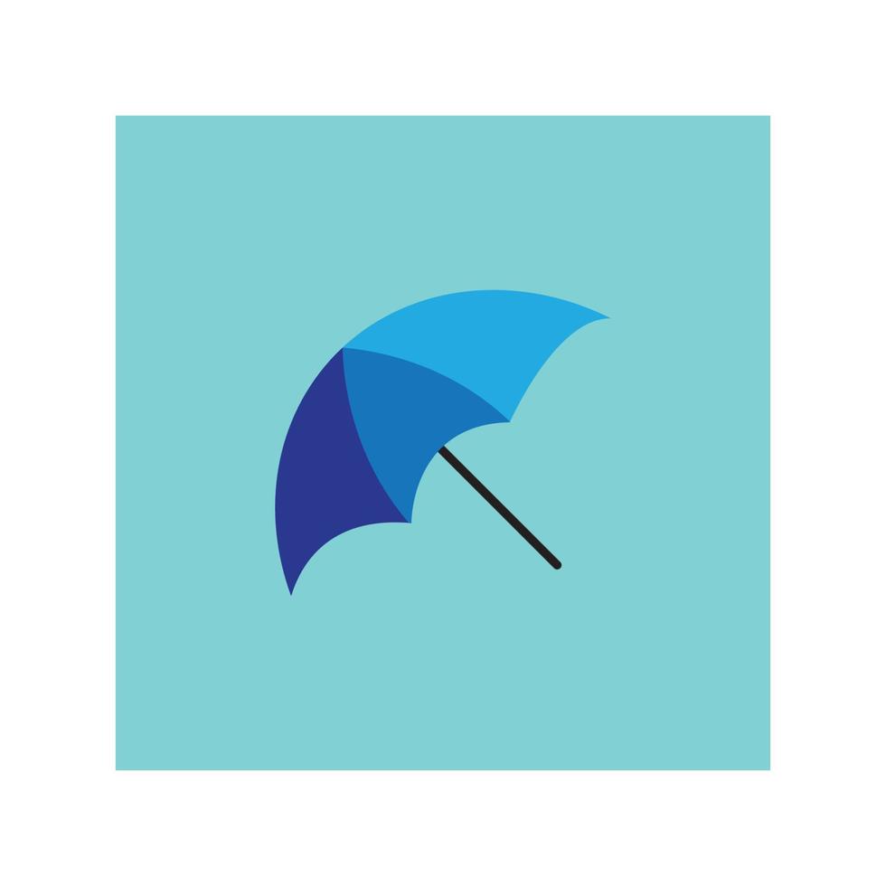 vecteur de logo parapluie