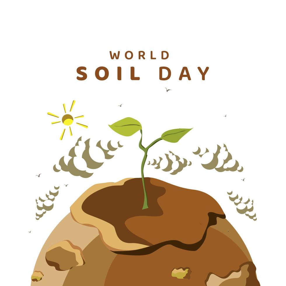 vecteur d'illustration de la journée mondiale du sol