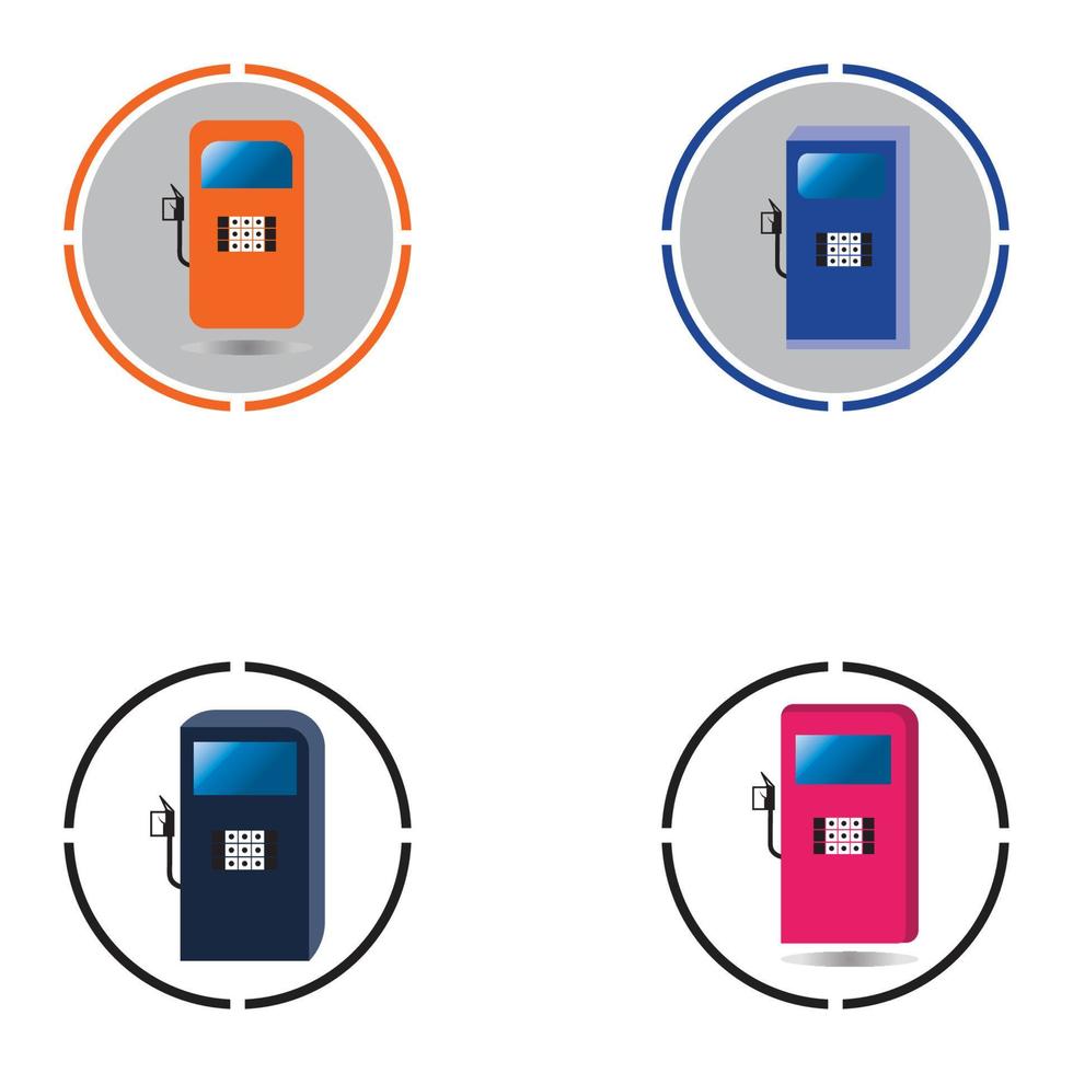 arrière-plan du modèle d'icône de vecteur de carburant