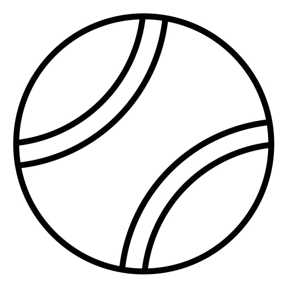 icône de ligne de base-ball vecteur